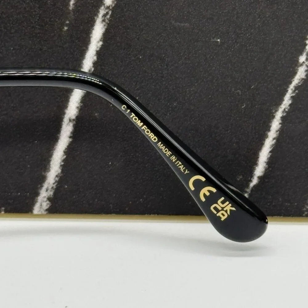 NEW TF976/K 02A TOM FORD BLACK FT0976/S 02A MEN TOM FORD SUNGLASSES